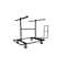 Angry Bull Barricades Barricade Cart, Black Powder Coated Steel, 55 in. Height, 78 in. Length, 200 lb., Black AB-CART - alternate 2